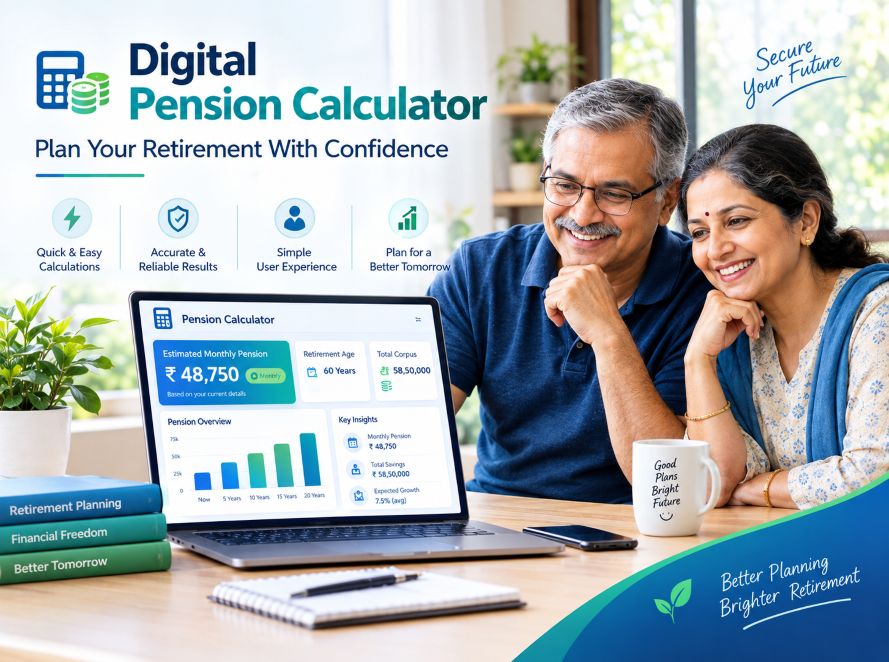 Digital Pension Website homepage preview